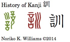 History of Kanji 訓