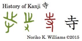 History of Kanji 寺