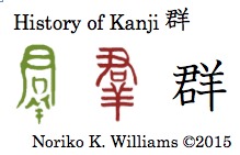 History of Kanji 群