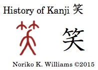 History of Kanji 笑