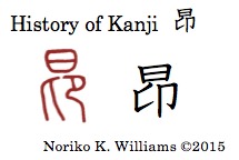 History of Kanji 昂