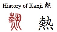 History of Kanji 熱
