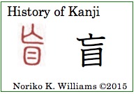 History of Kanji 盲