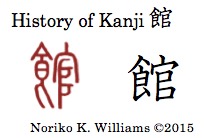 History of Kanji 館