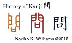 History of Kanji 問