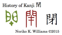 History of Kanji 閉