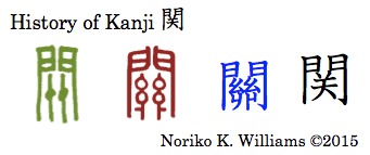 History of Kanji 関