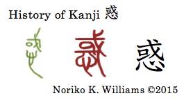 History of Kanji 惑