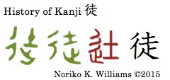 History of Kanji 徒