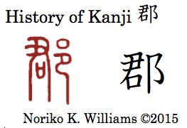 History of Kanji 郡
