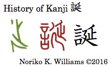 History of Kanji 誕