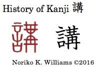 History of Kanji 講