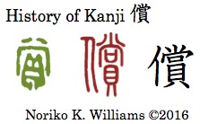 History of Kanji 償
