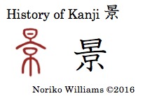 History of Kanji 景