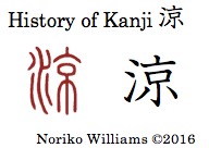 History of Kanji 涼