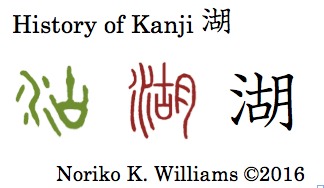 History of Kanji 湖