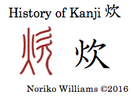 History of Kanji 炊