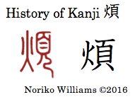 History of Kanji 煩