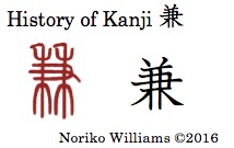 History of Kanji 兼