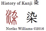 History of Kanji 染