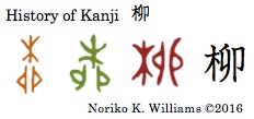 History of Kanji 柳