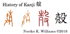 History of Kanji 殻