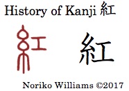 History of Kanji 紅