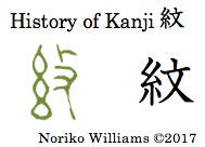 History of Kanji 紋