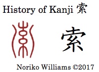 History of Kanji 索