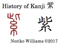 History of Kanji 紫