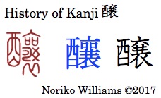 History of Kanji 醸