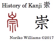 History of Kanji 崇