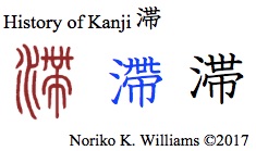 History of Kanji 滞