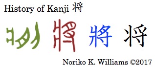 History of Kanji 将