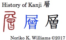 History of Kanji 層