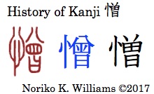 History of Kanji 憎