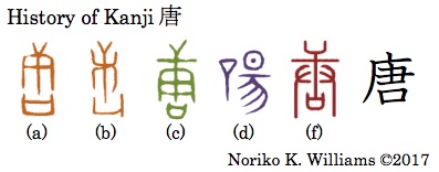 History of Kanji 唐