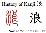 History of Kanji 浪