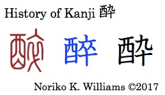History of Kanji 酔