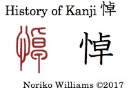 History of Kanji 悼