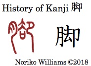 History of Kanji 脚