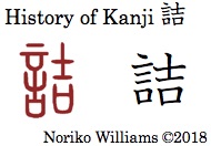 History of Kanji 詰