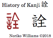 History of Kanji 詮