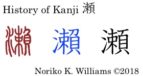 History of Kanji 瀬