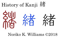 History of Kanji 緒