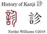 History of Kanji 診