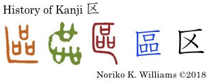 History of Kanji 区